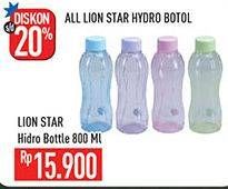 Promo Harga LION STAR Hydro Bottle All Variants 800 ml - Hypermart