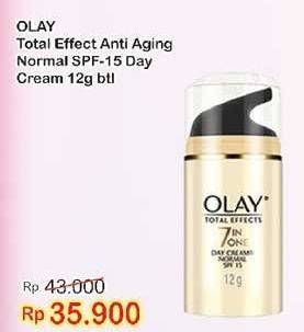 Promo Harga OLAY Total Effects 7 in 1 Anti Ageing Day Cream Normal 12 gr - Indomaret