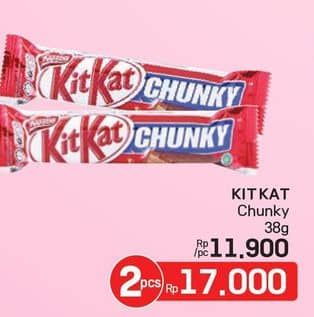 Promo Harga Kit Kat Chunky 38 gr - LotteMart