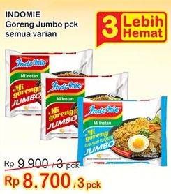 Promo Harga INDOMIE Mi Goreng Jumbo All Variants per 3 pcs - Indomaret