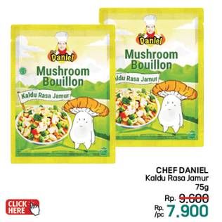 Promo Harga Chef Daniel Mushroom Boullion 75 gr - LotteMart