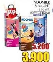 Promo Harga INDOMILK Susu UHT All Variants 250 ml - Giant