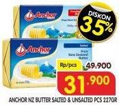 Promo Harga ANCHOR Butter Salted, Unsalted 227 gr - Superindo