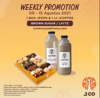 Promo Harga JCO JPOPS & JCOFFEE  - JCO