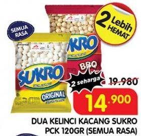 Promo Harga DUA KELINCI Kacang Sukro All Variants 120 gr - Superindo