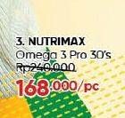 Promo Harga Nutrimax Omega 3 Pro 30 pcs - Guardian