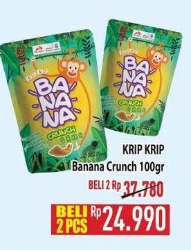Promo Harga Dua Kelinci Krip Krip Tortilla Banana 100 gr - Hypermart
