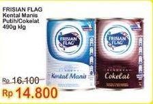 Promo Harga Frisian Flag Susu Kental Manis Cokelat, Putih 490 gr - Indomaret