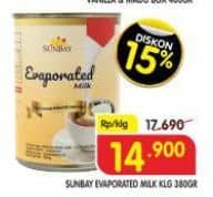 Promo Harga Sunbay Evaporated Milk 380 gr - Superindo