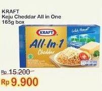 Promo Harga KRAFT All in 1 Cheddar 165 gr - Indomaret