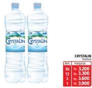Promo Harga Crystalline Air Mineral 1500 ml - Lotte Grosir