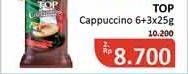 Promo Harga Top Coffee Cappuccino per 9 pcs 25 gr - Alfamidi