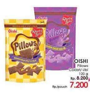Promo Harga OISHI Pillows Coklat, Ubi 120 gr - LotteMart