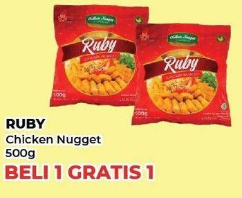 Promo Harga Ruby Nugget Chicken 500 gr - Yogya