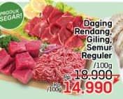 Promo Harga Daging Rendang/Giling/Semur  - LotteMart