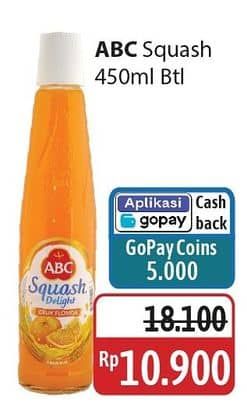 Promo Harga ABC Syrup Squash Delight 460 ml - Alfamidi