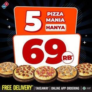 Promo Harga DOMINOS Pizza Mania Beef Rasher, Chicken Sausage, Chili Chicken  - Domino Pizza