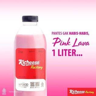 Promo Harga Richeese Factory Pink Lava 1L  - Richeese Factory