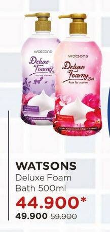 Promo Harga WATSONS Deluxe Foamy Bath 500 ml - Watsons