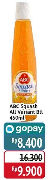 Promo Harga ABC Syrup Squash Delight All Variants 460 ml - Alfamidi