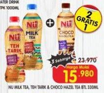 Promo Harga Nu Milk Tea/Teh Tarik/Choco Hazeltea  - Superindo