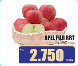 Promo Harga Apel Fuji RRT per 100 gr - Hari Hari