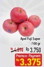 Promo Harga Apel Fuji Super per 100 gr - Hypermart