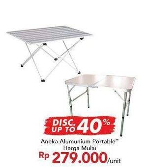 Promo Harga Folding Table  - Carrefour