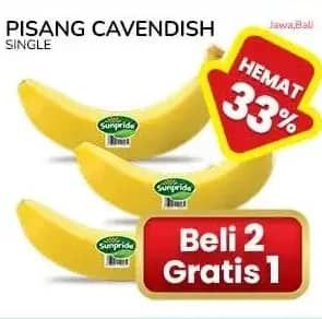 Promo Harga Sunpride Pisang Cavendish  - Indomaret