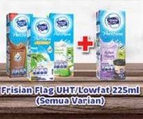 Promo Harga FRISIAN FLAG Susu UHT Purefarm All Variants, Low Fat per 3 pcs 225 ml - Indomaret