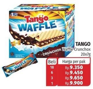 Promo Harga TANGO Waffle per 20 pcs 7 gr - Lotte Grosir