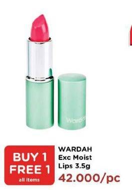 Promo Harga WARDAH Exclusive Lipstick All Variants 3 gr - Watsons