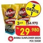 Promo Harga BHIMA Sunflower Seeds per 3 pcs 150 gr - Superindo