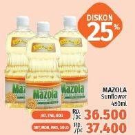 Promo Harga MAZOLA Oil Sunflower 450 ml - LotteMart