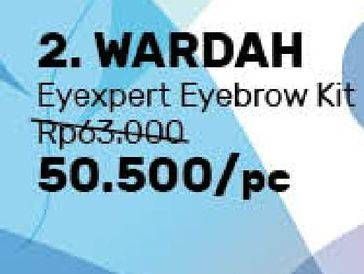 Promo Harga WARDAH Eyexpert Eyebrow Kit  - Guardian