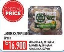 Promo Harga Jamur Champignon (Jamur Kancing)  - Hypermart