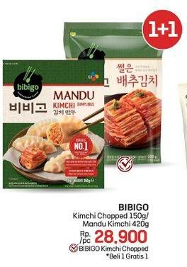 Promo Harga Bibigo Kimchi/Mandu  - LotteMart