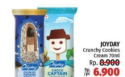 Promo Harga Joyday Ice Cream Stick Crunchy Cookies Cream 70 gr - LotteMart