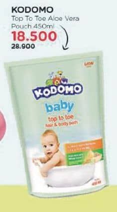 Promo Harga Kodomo Baby Top To Toe Wash 450 ml - Watsons