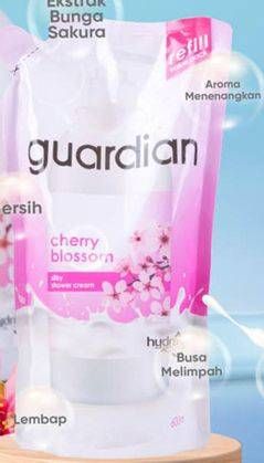 Promo Harga GUARDIAN Shower Cream Cherry Blossom 600 ml - Guardian