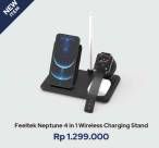 Promo Harga Feeltek Neptune 4 in 1 Wireless Charging  - iBox