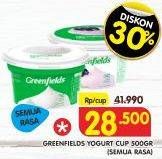 Promo Harga GREENFIELDS Yogurt All Variants 500 gr - Superindo