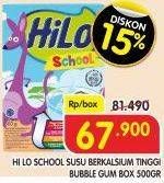 Promo Harga HILO School Susu Bubuk Bubble Gum 500 gr - Superindo
