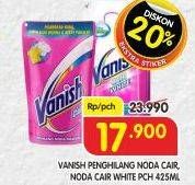 Promo Harga VANISH Penghilang Noda Cair Putih, Pink 425 ml - Superindo