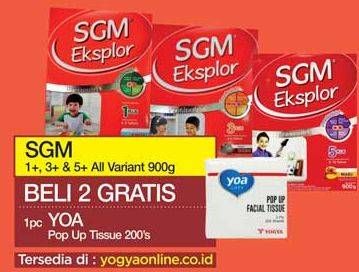 Promo Harga SGM Eksplor 1+/ 3+/ 5+ All Variants 900 gr - Yogya