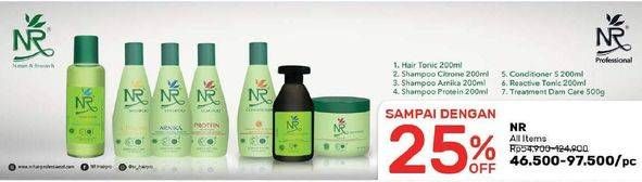 Promo Harga NR All Item (Hair Tonic 200 mL/Shampoo Citrone; Amika; Protein 200 mL/Conditioner 200 mL/Reactive Tonic 200 mL/Treatment Dam Care 500 g)  - Guardian