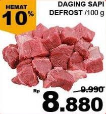 Promo Harga Daging Rendang Sapi Defrost per 100 gr - Giant