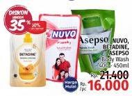 NUVO/ ASEPSO/ BETADINE Body Wash 400-450ml
