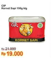 Promo Harga CIP Corned Beef 198 gr - Indomaret