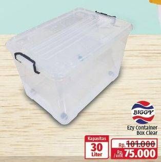 Promo Harga Biggy Container Box Ezy 30 ltr - Lotte Grosir